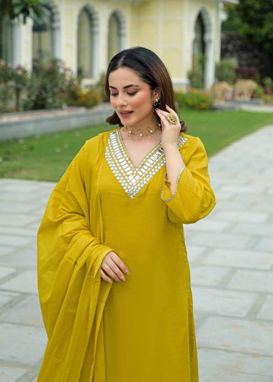 Premium Mul cotton with inner dupatta sets CS0323