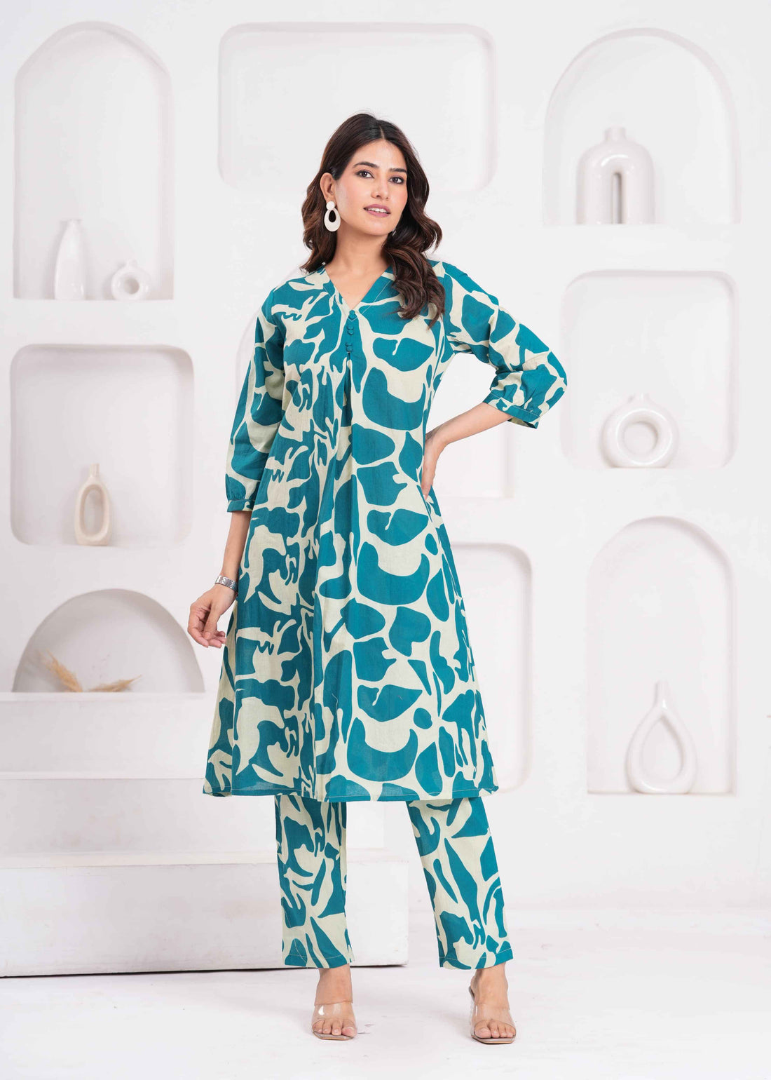 Cotton Two Piece Pant Sets