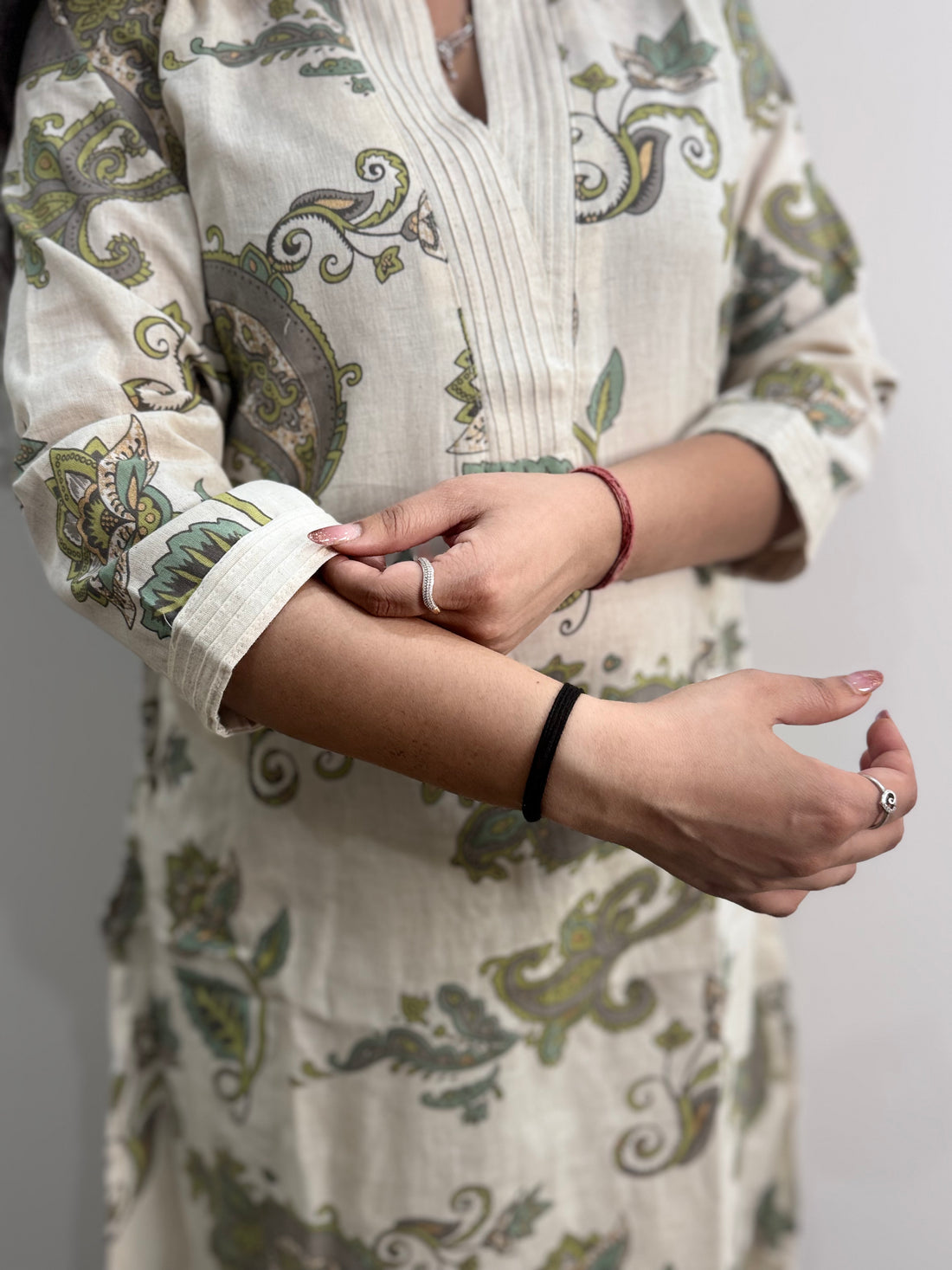 Cotton flex two piece pant set - FL078