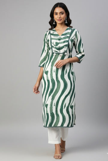 Pure Cotton Lace Work Pant Set FL054