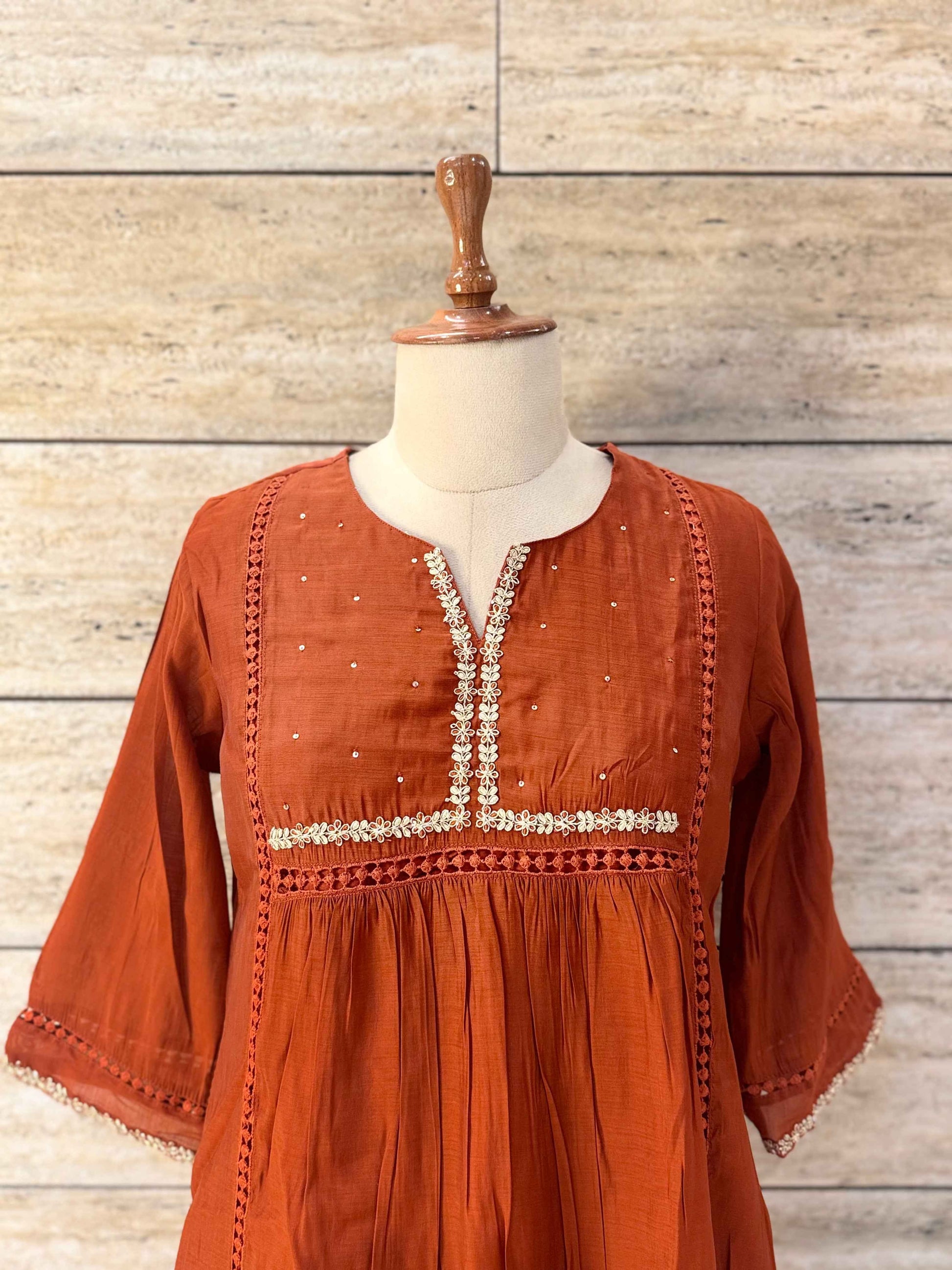Pure mul chanderi Duppata set with embroidery