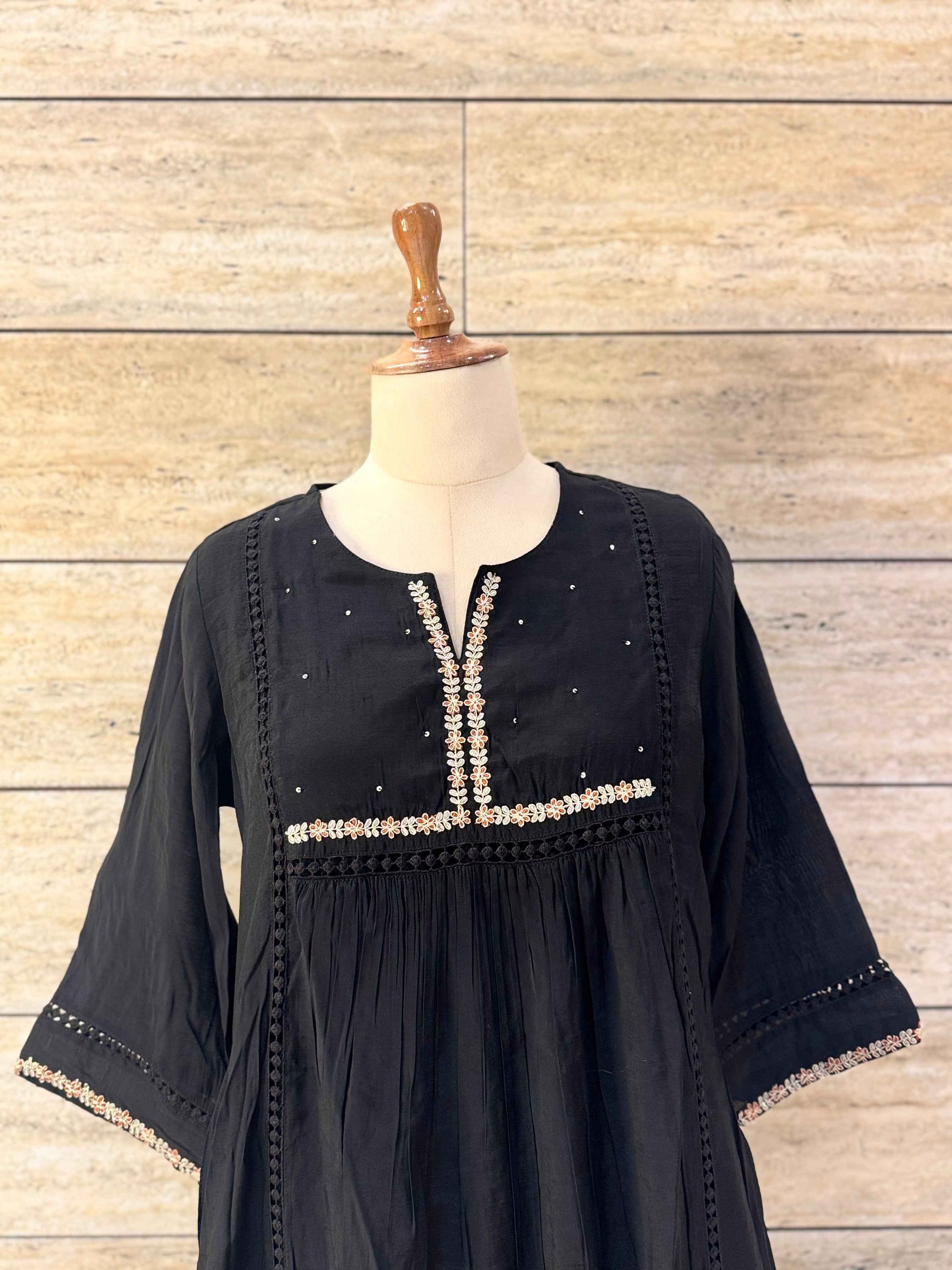 Pure mul chanderi Duppata set with embroidery