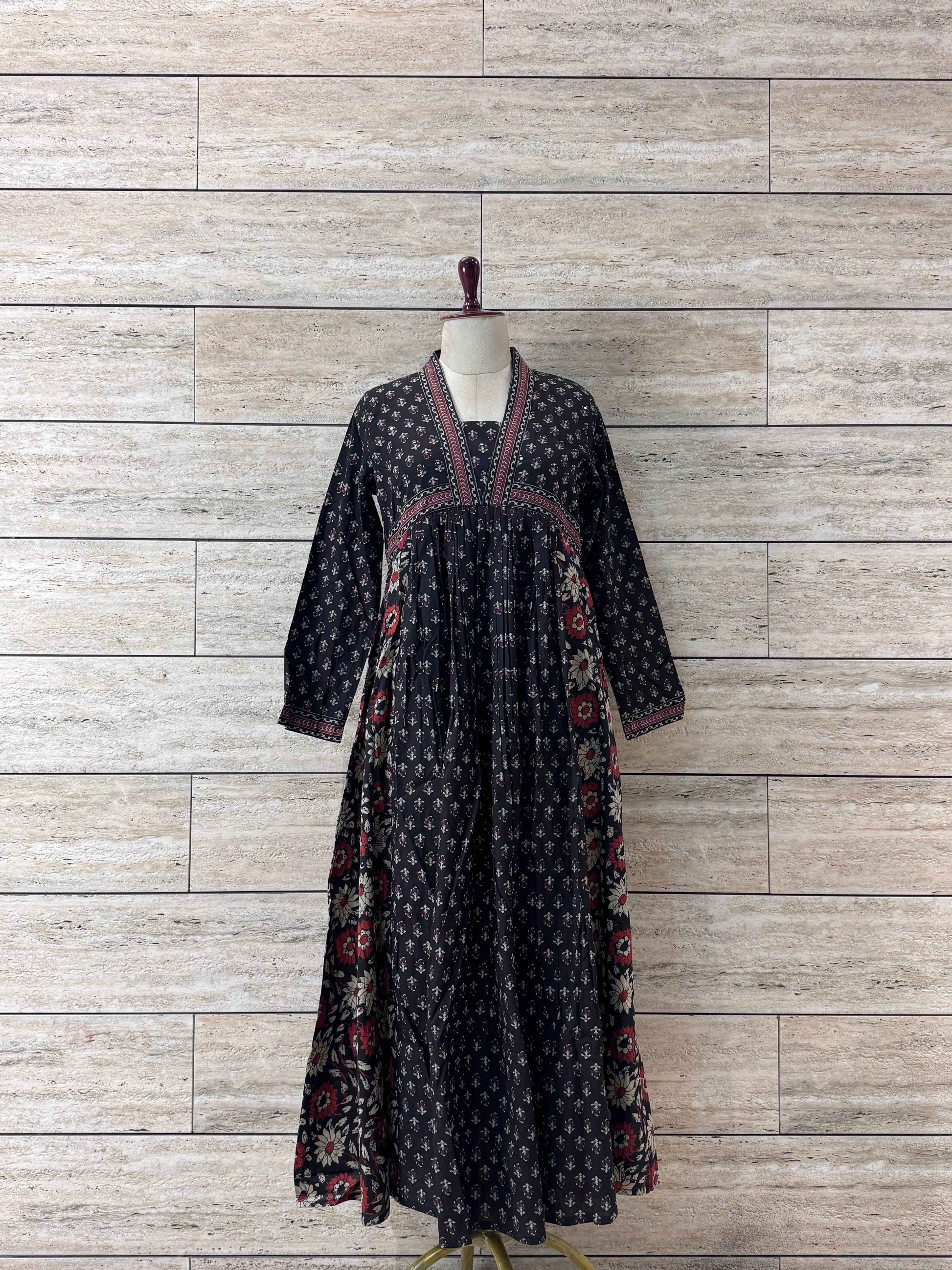 Pure Cotton Maxi Gowns with Floor Length