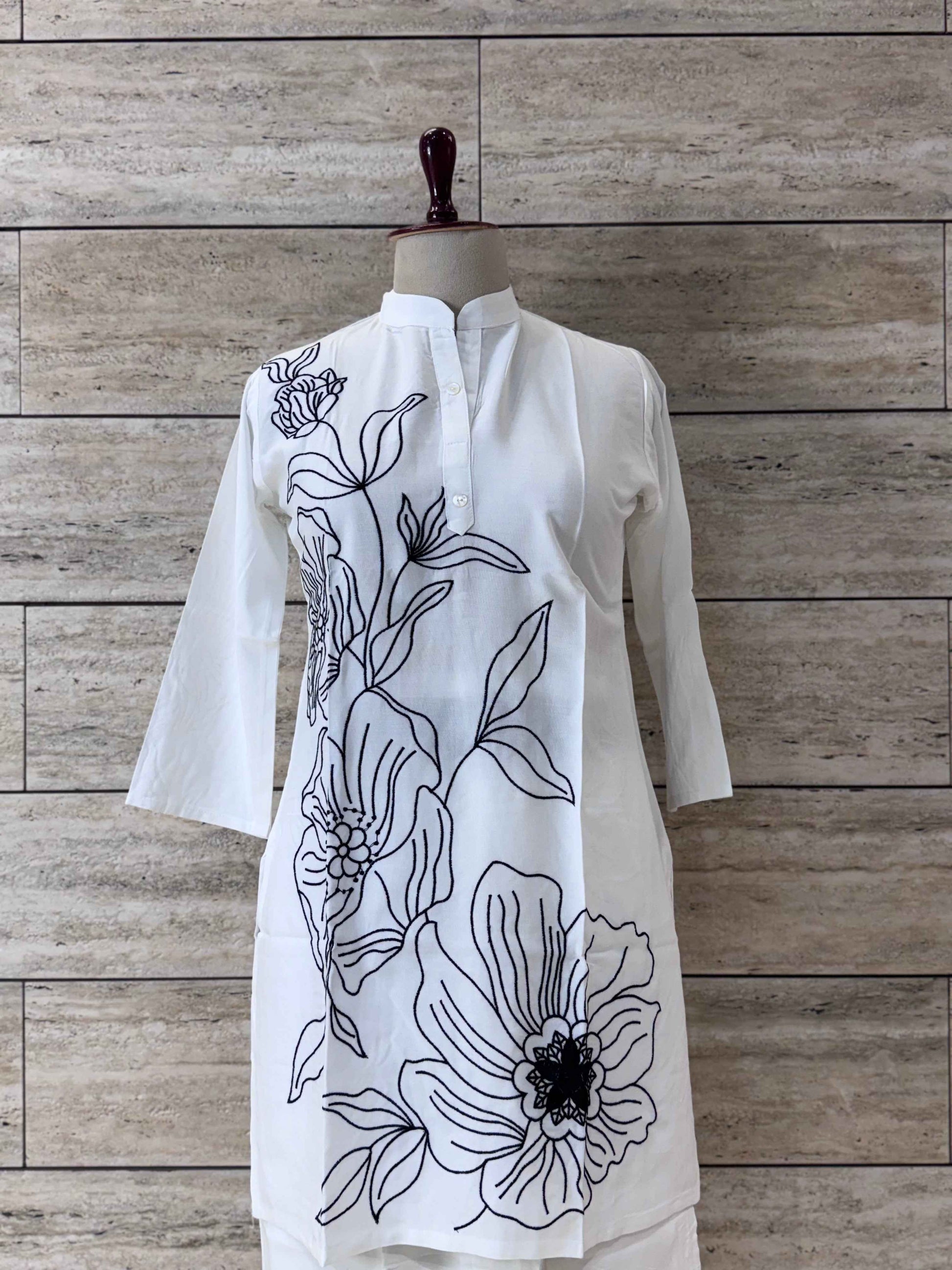 Pure Cotton Co Ords with Fine Embroidery Work