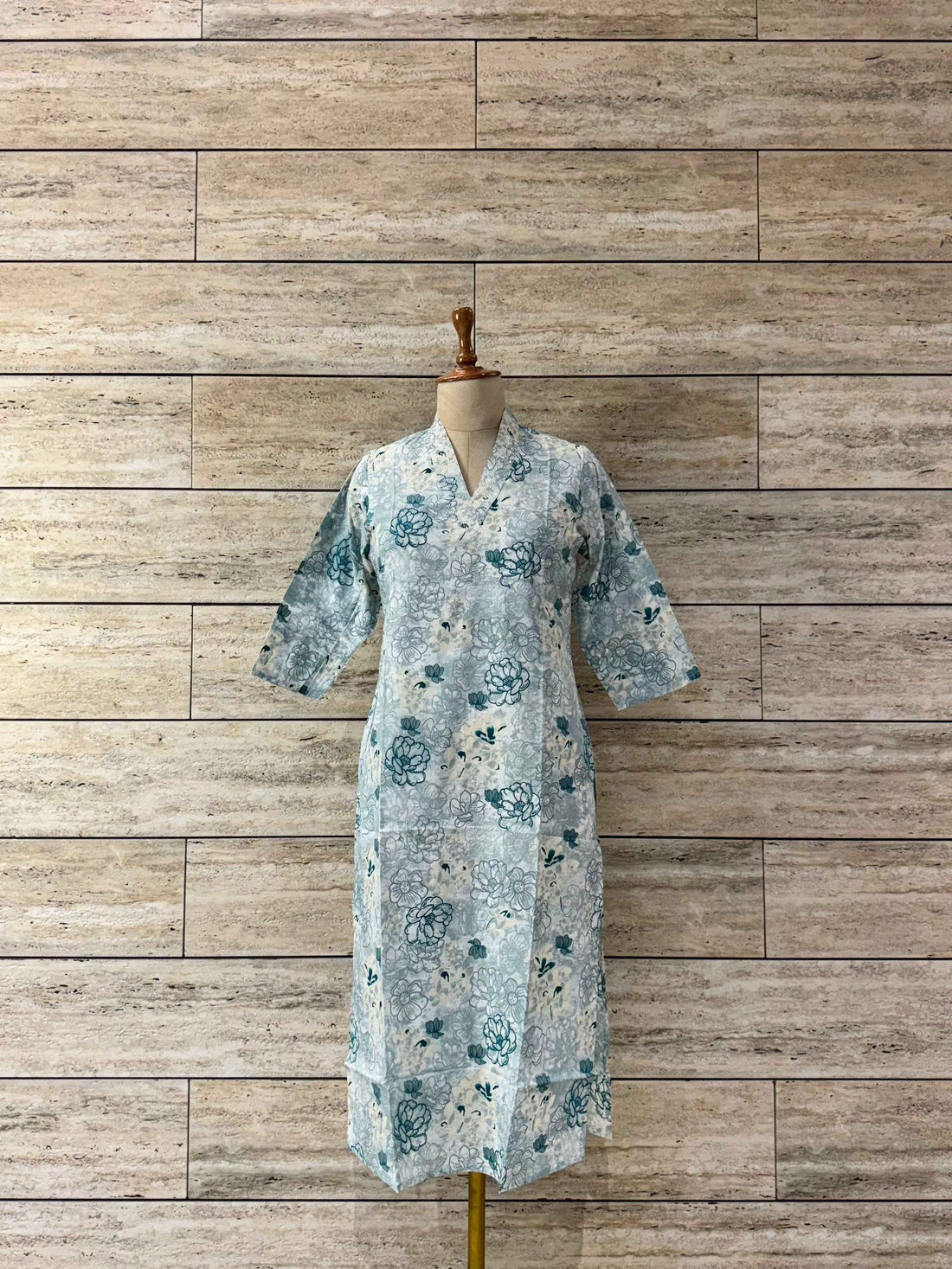 Straight Fit Only Kurta In Pure Cotton