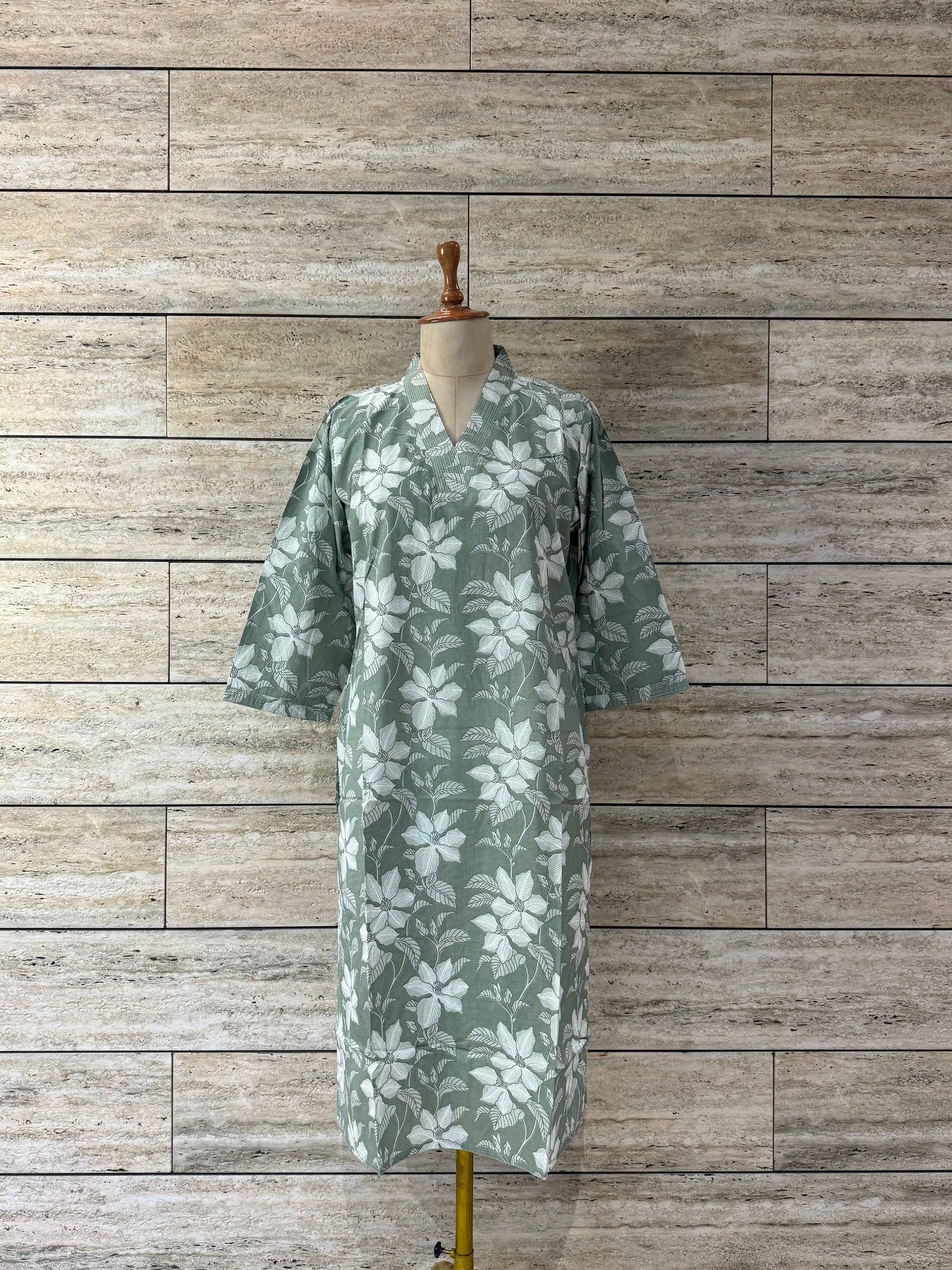 Straight Fit Only Kurta In Pure Cotton