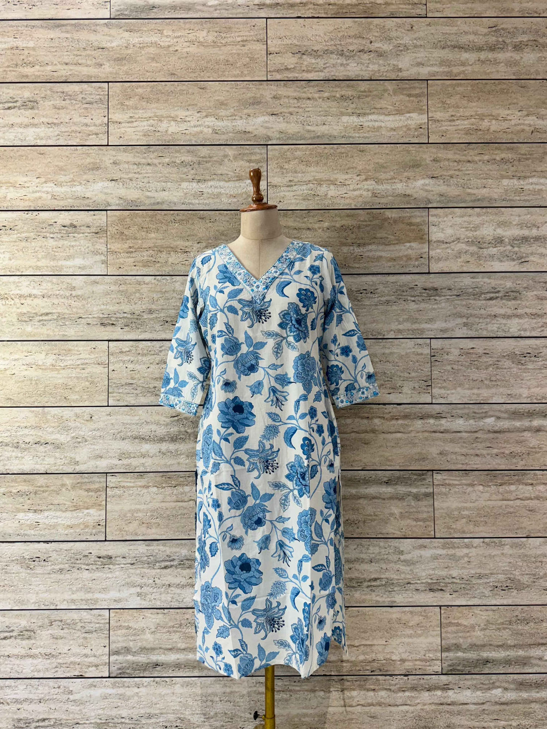 Straight Fit Only Kurta In Pure Cotton