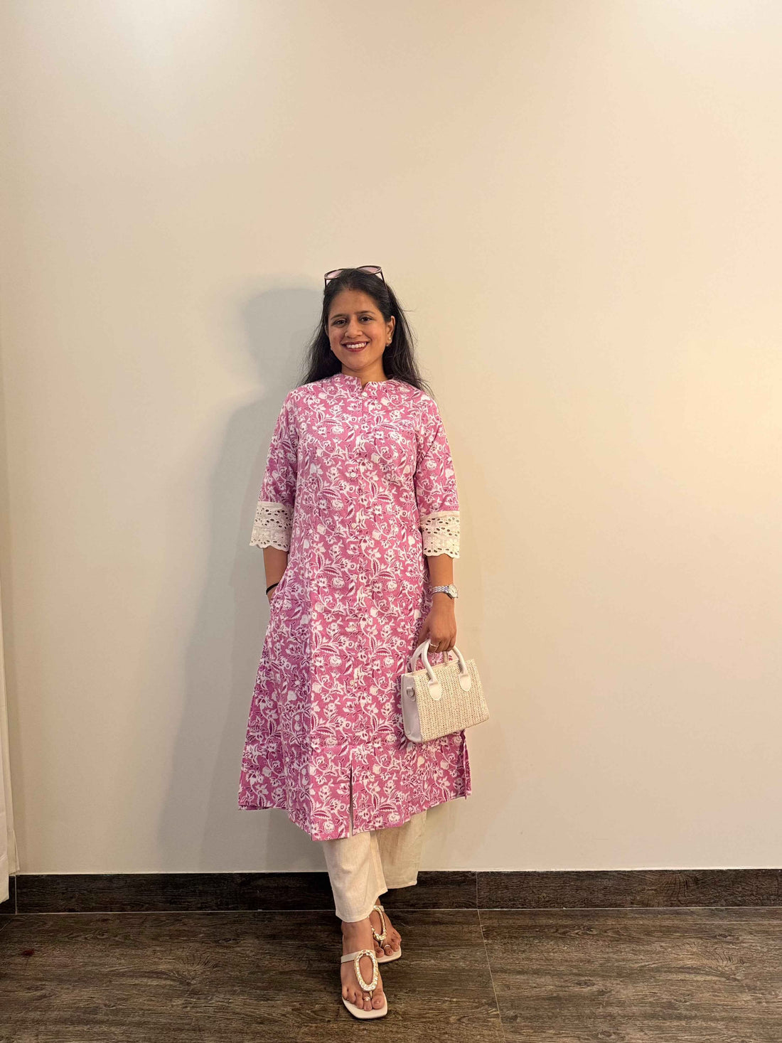 Cotton Flex Only Kurta In A Line OK037