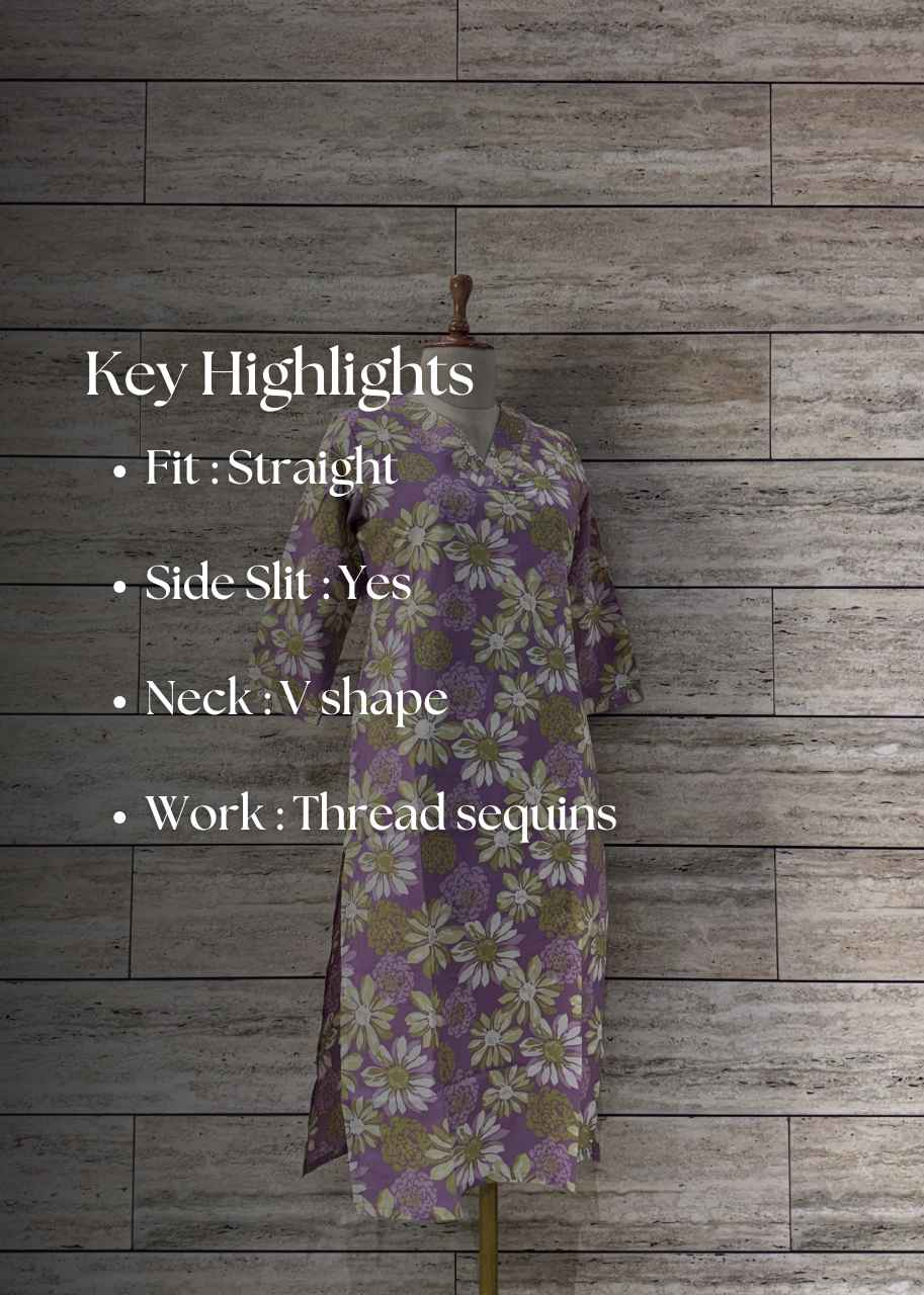 Pure Cotton Straight Fit Kurta - OK003