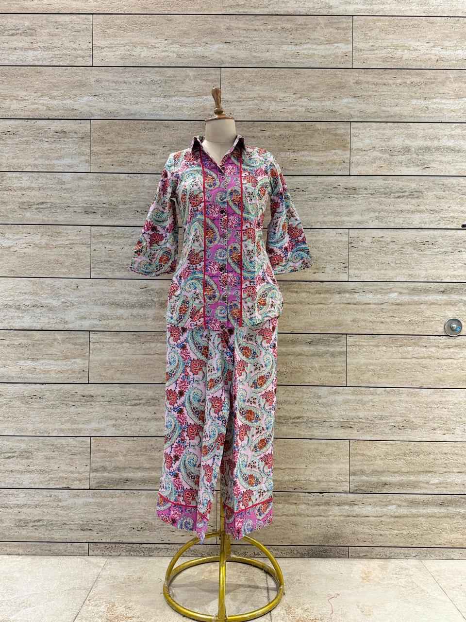 Pure Cotton Two Piece Co Ord Set