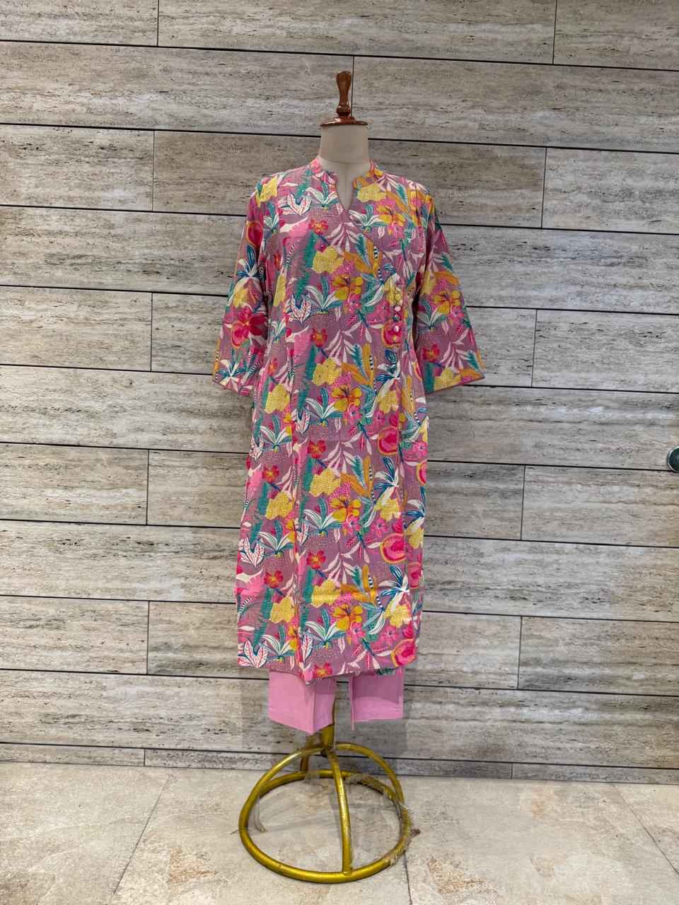 Angrakha  Pure Cotton Pant Sets  AFR019 (Copy)