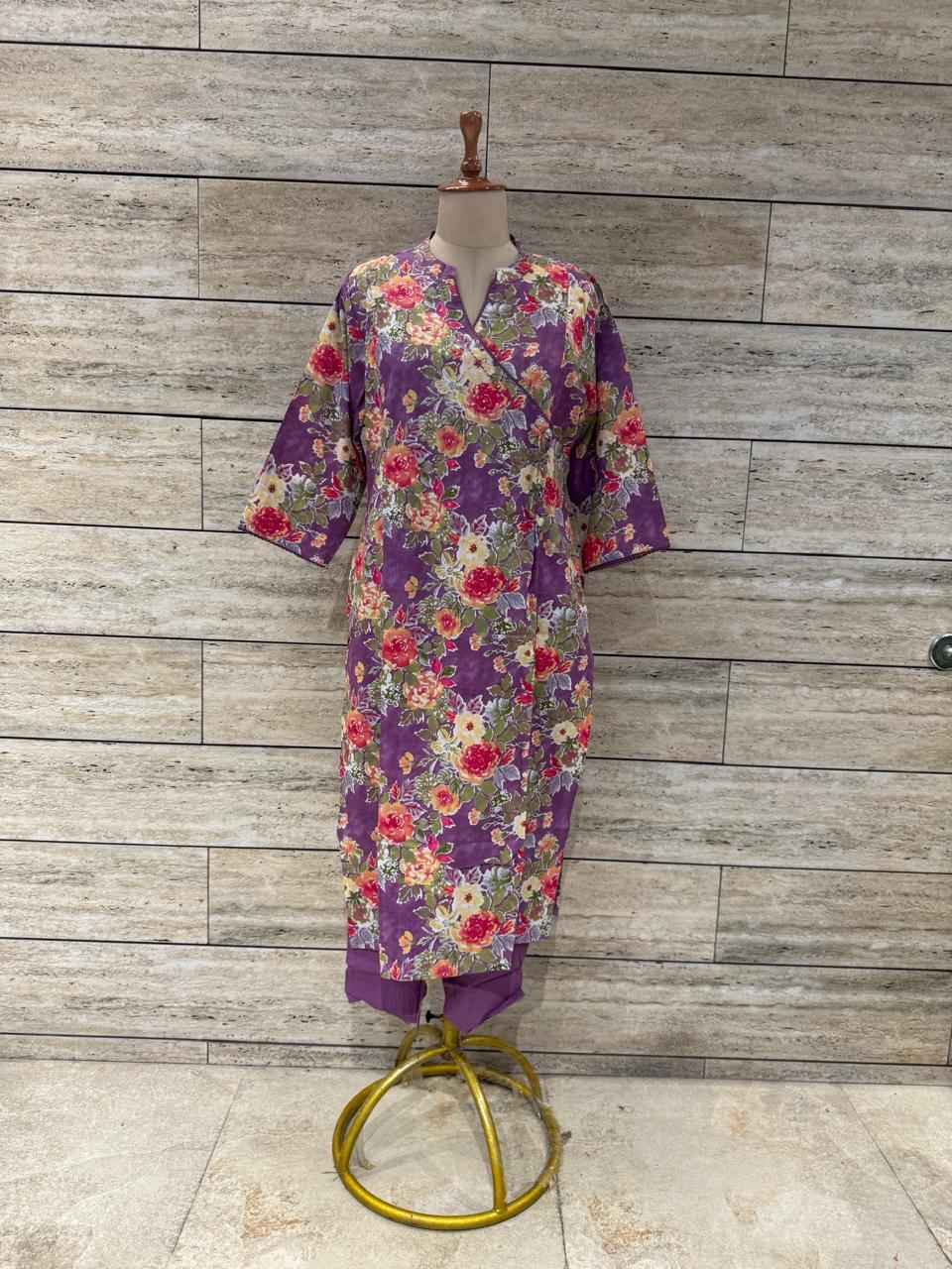 Angrakha  Pure Cotton Pant Sets  AFR032 (Copy)