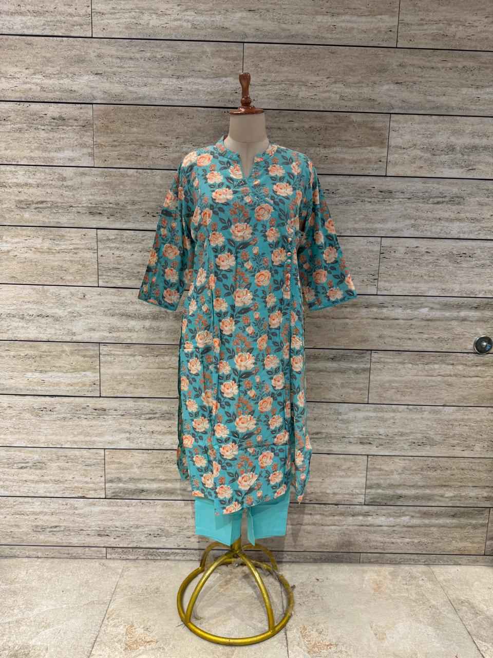 Angrakha  Pure Cotton Pant Sets  AFR034 (Copy)