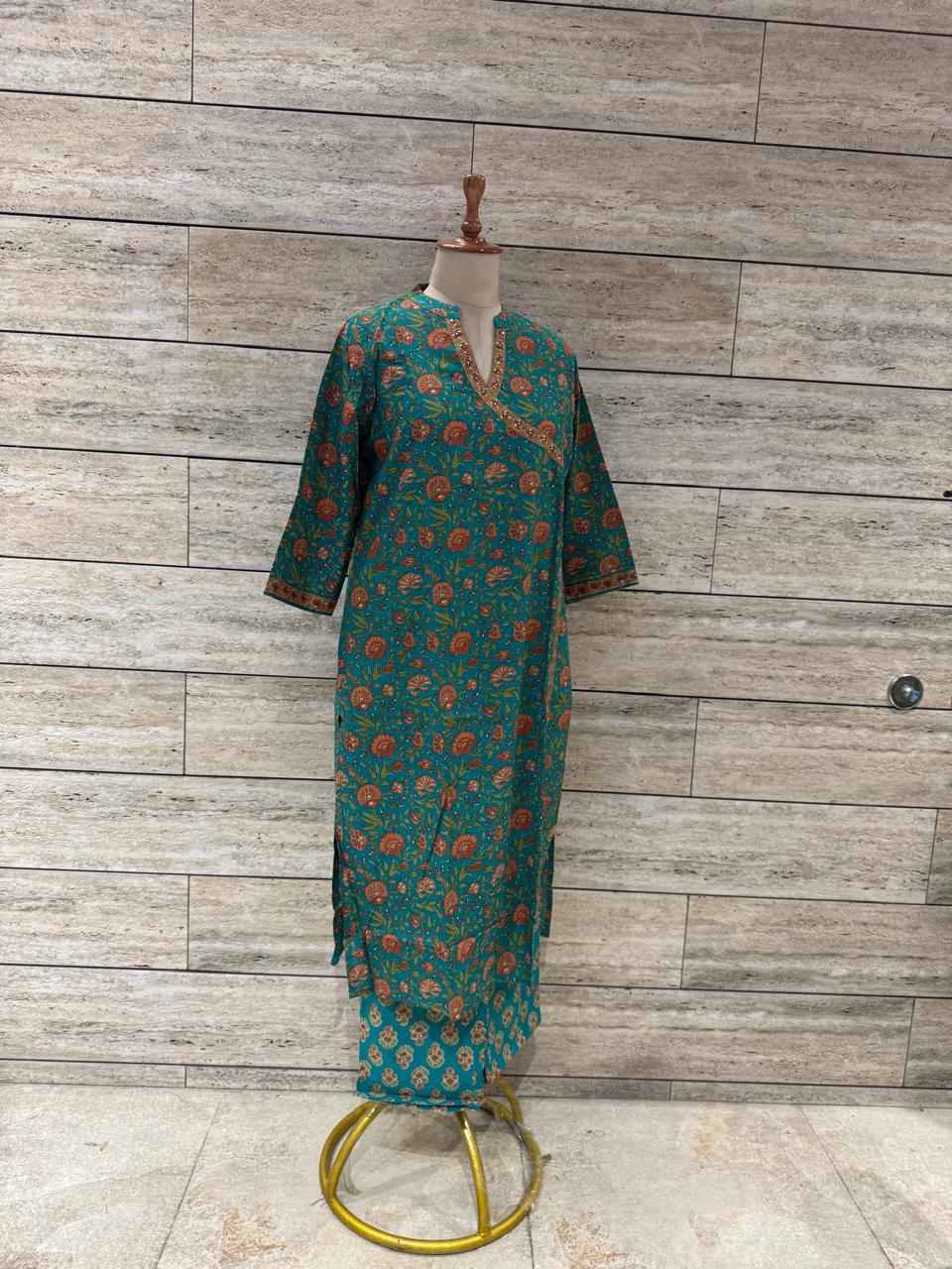 Angrakha  Pure Cotton Pant Sets  AFR039 (Copy)