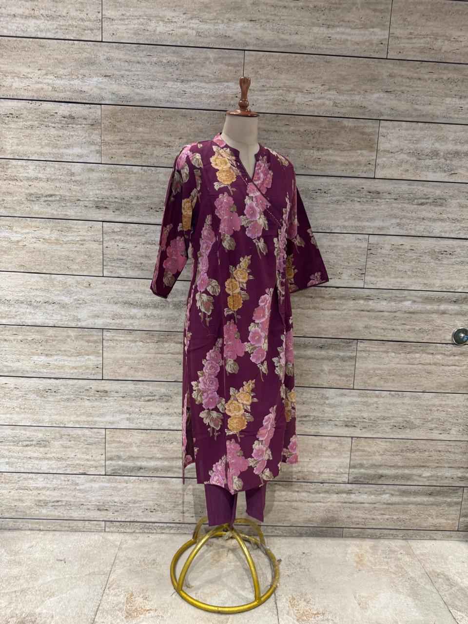 Angrakha  Pure Cotton Pant Sets  AFR043 (Copy)