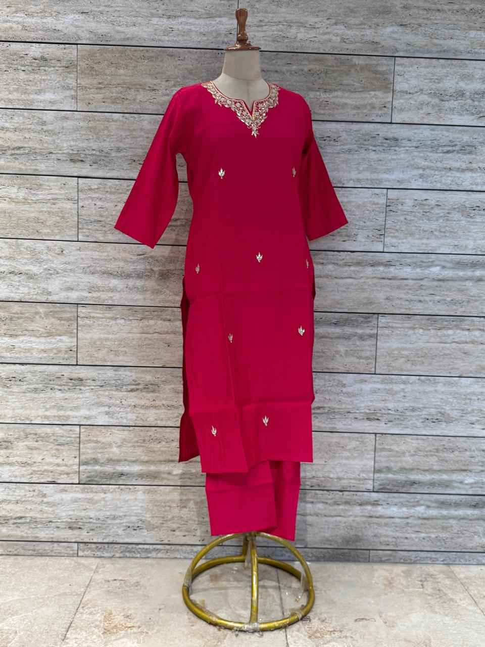 Festival Wear Pure Muslin Dupatta Set With Embroidery