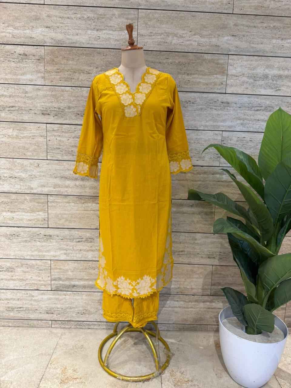 Pure Cotton Three Piece Dupatta Set