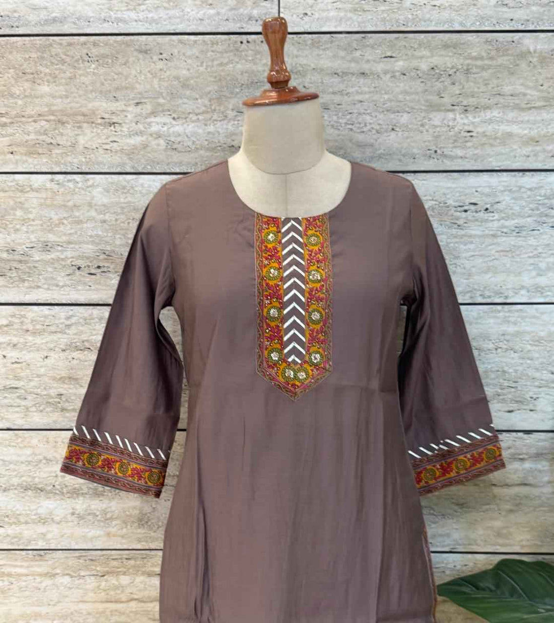 Festival Wear  Pure Muslin Three Piece  Dupatta Set