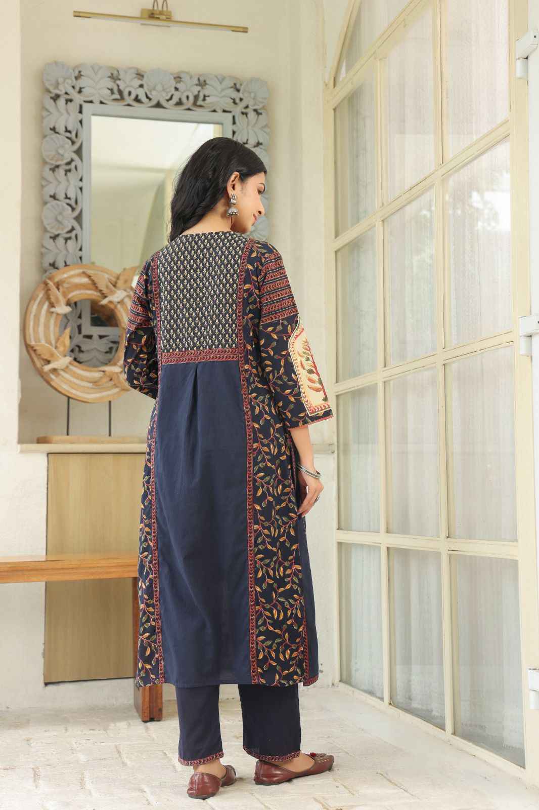Pure Cotton Digital Print Two Piece Pant Set
