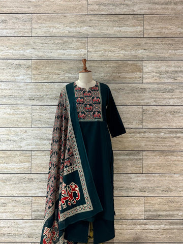 Pure Cotton Straight Dupatta Set CS084