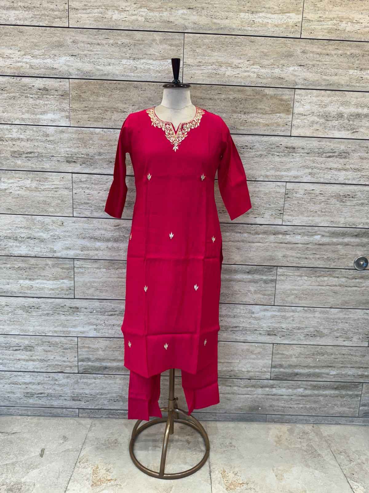Premium Chanderi Silk Dupatta Set