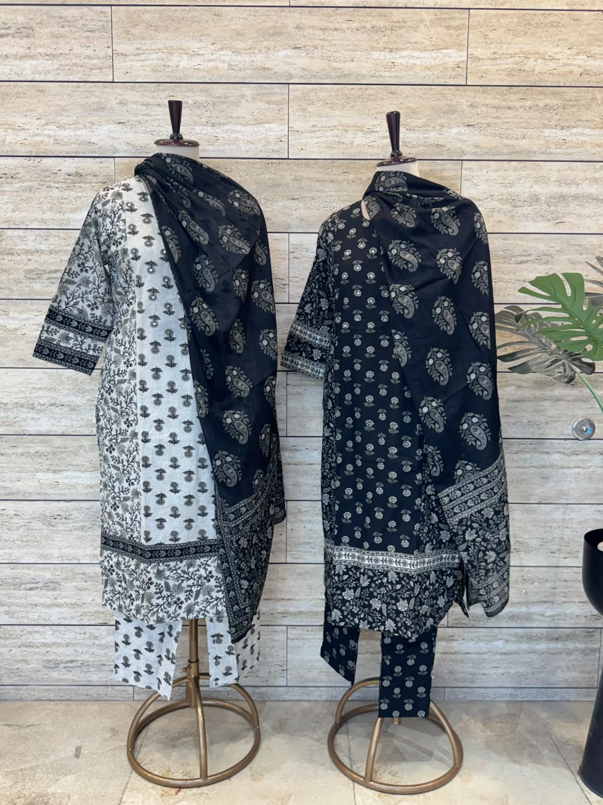 Printed Cotton Dupatta Set
