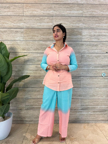 Pure Cotton Two Piece Co Ord Set FL0130