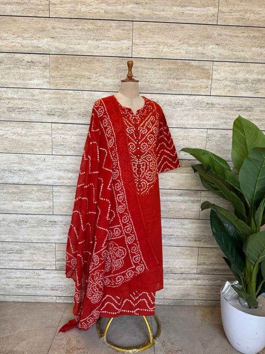 Pure Cotton Dupatta Set