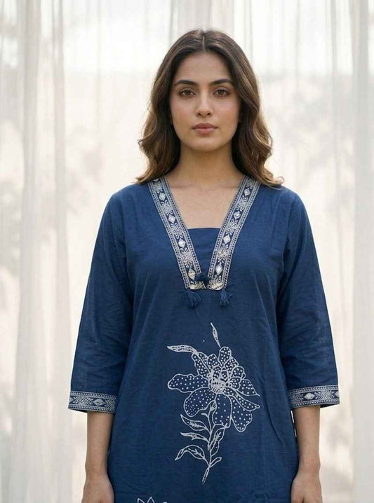 Pure Cotton Three Piece Dupatta Set