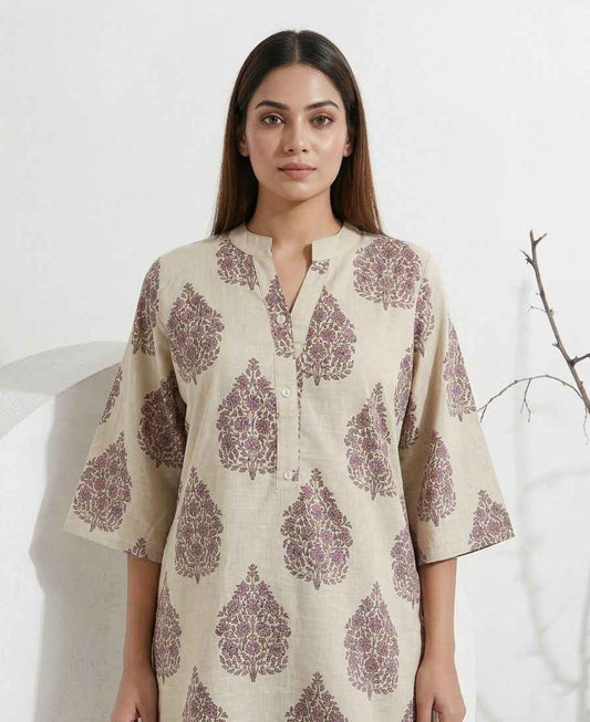 Premium Cotton cord set with farshi pant COS145