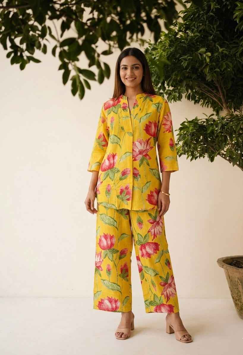 Pure Cotton Co-Ord  Set