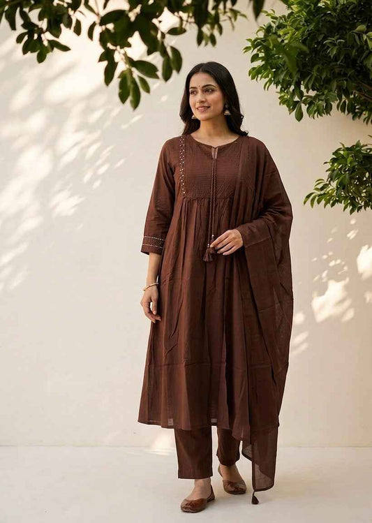 Pure Cotton Dupatta Set