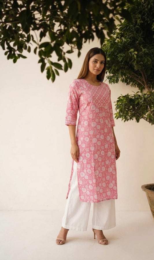 Pure Cotton Only Single Kurta Set 48