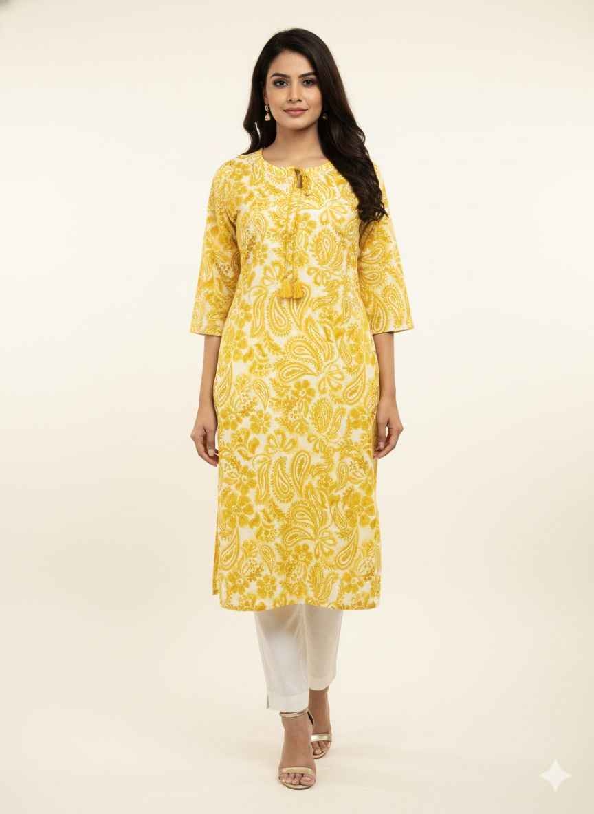 Premium Cotton Straight Kurta