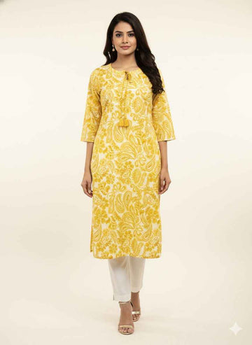 Premium Cotton Straight Kurta