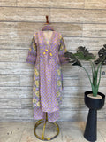 Pure Cotton A Line Dupatta Set CS0267