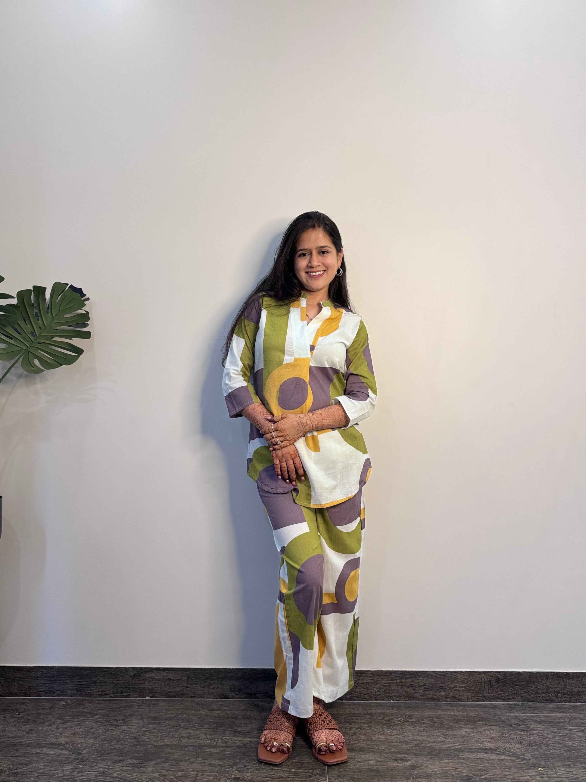 Abstract print Co Ord Set CS0025