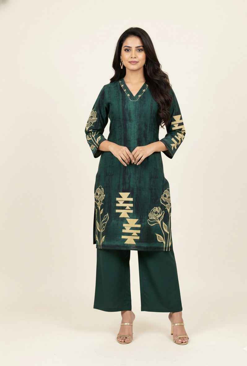 Pure Cotton Two Piece Co Ord Set