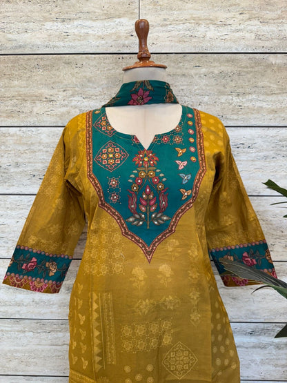 Pure Cotton Dupatta Set