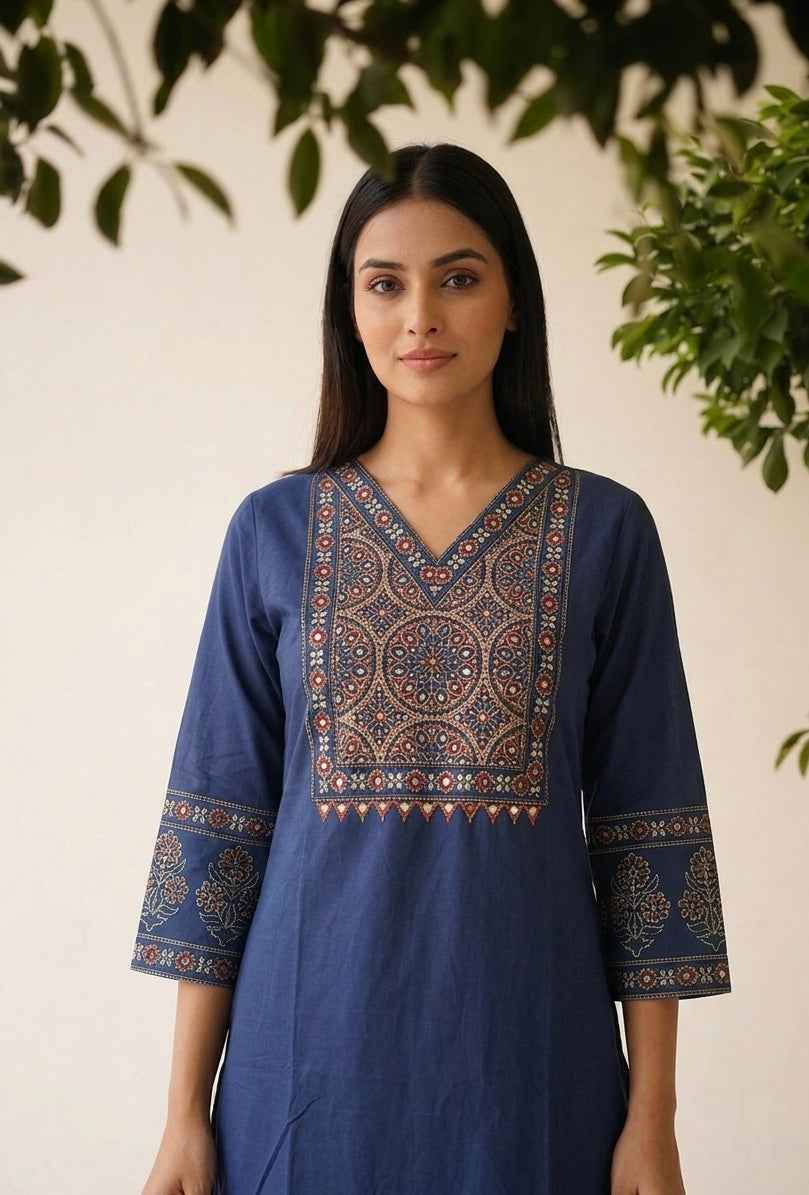 Pure Cotton Printed Dupatta Set CS0375