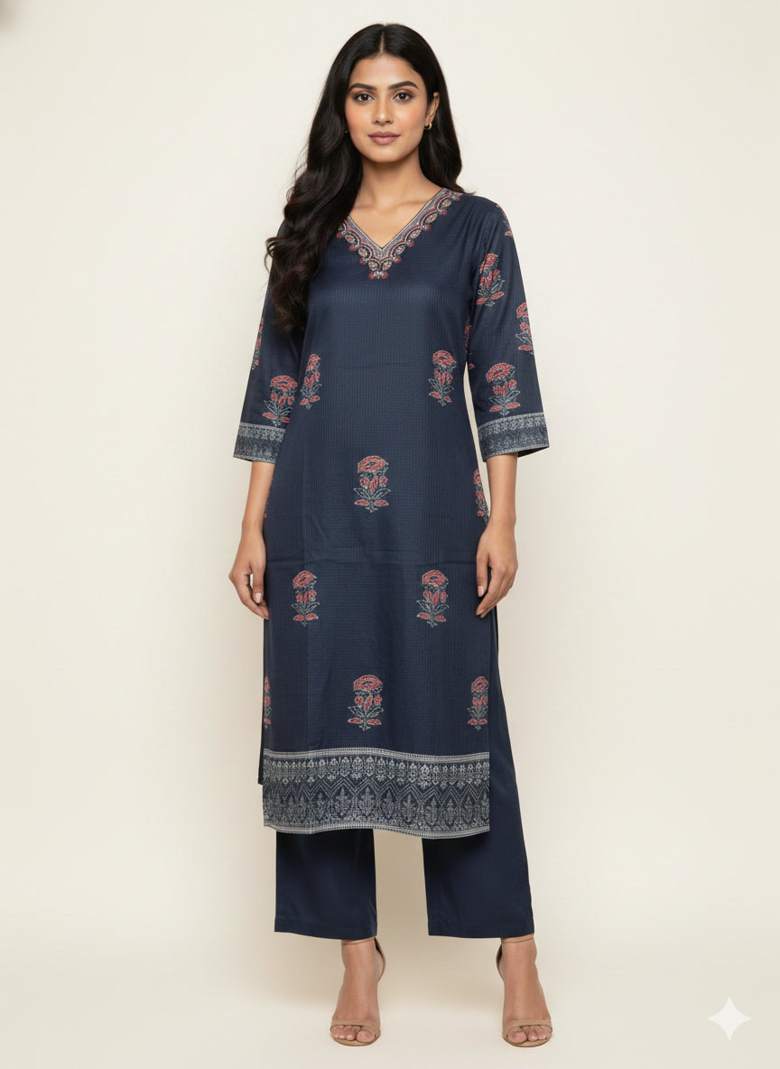 Kota Doria  Dupatta Set With Inner KD004