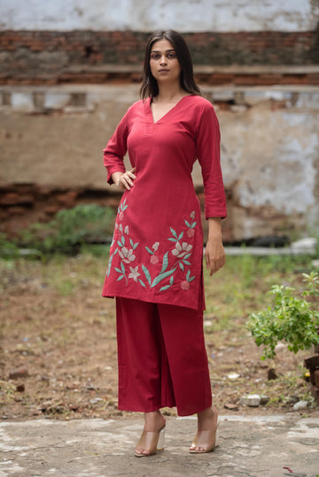 Pure Cotton Flex Co Ord Set C0S085