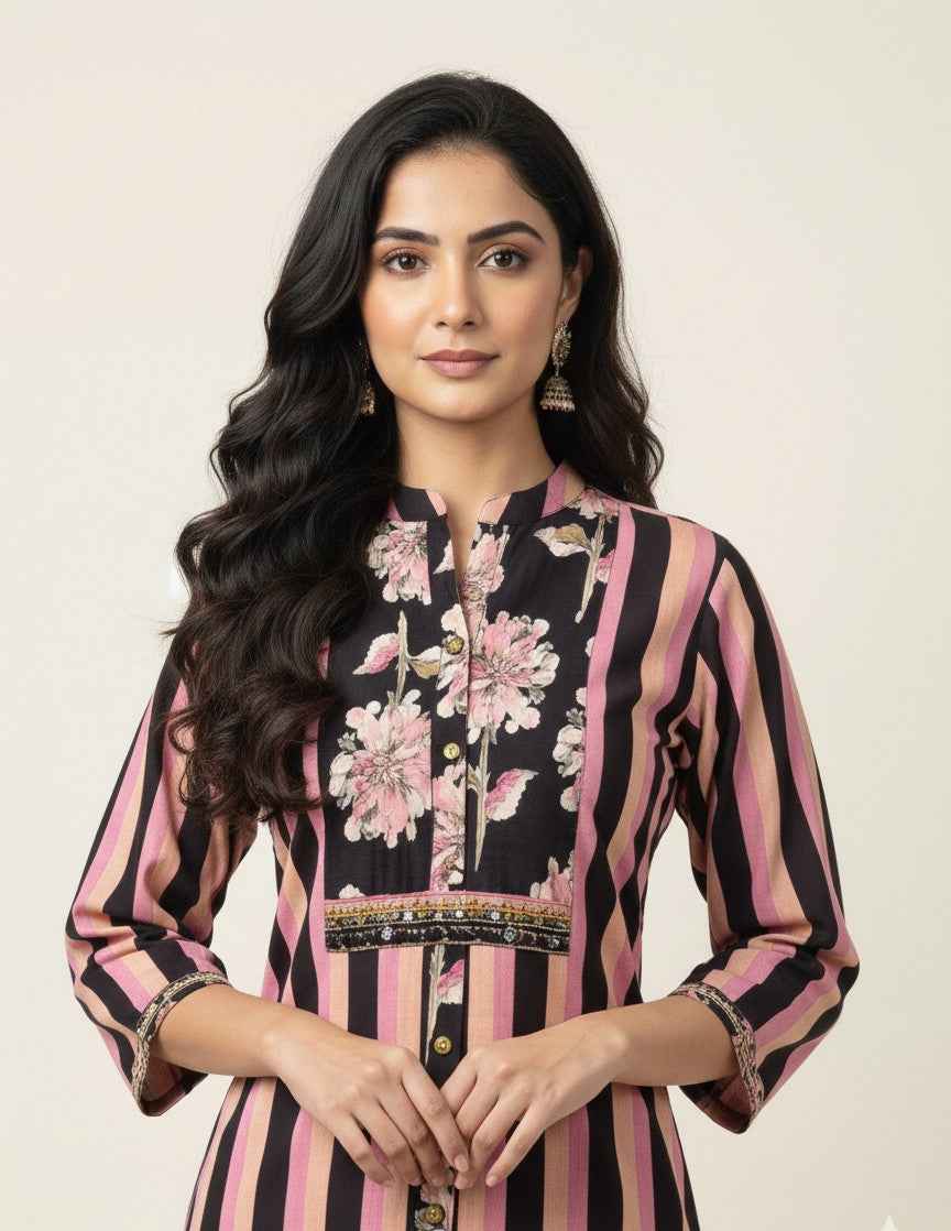 Pure Cotton Three Piece Dupatta Set