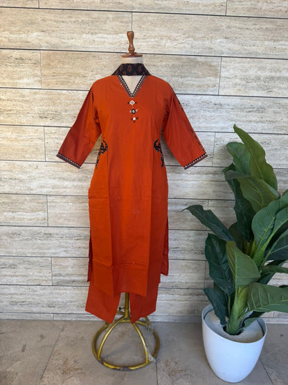 Pure Cotton Dupatta Set