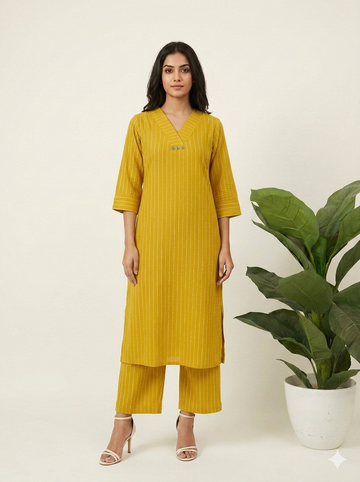 Pure Cotton Two Piece Pant Set  PS0158