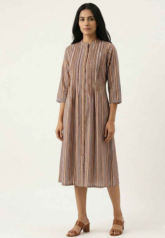 Pure Cotton One Piece Summer Dress SD042