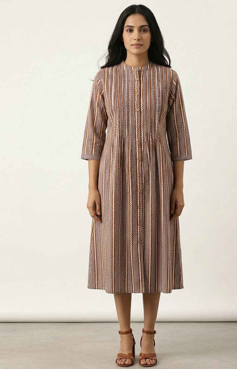 Pure Cotton One Piece Summer Dress SD042