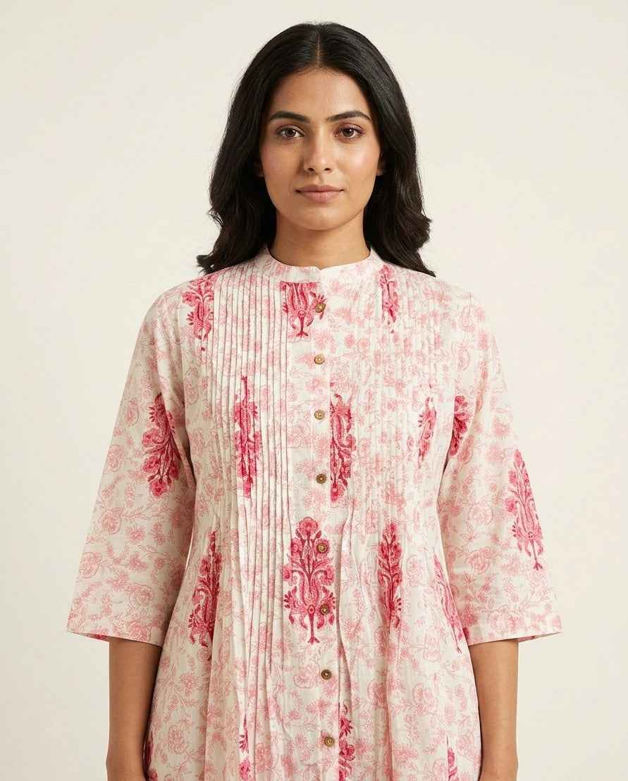 Pure Cotton One Piece Summer Dress SD043