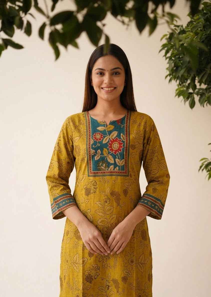 Pure Cotton Three Piece Dupatta Set