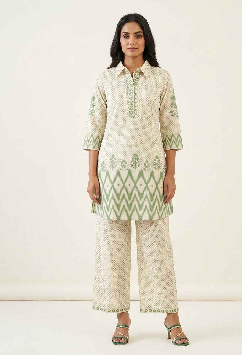 Pure Cotton Two Piece Co Ord Sets  COS0107